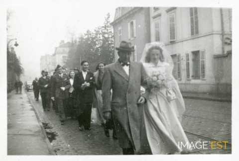 Mariage rue de Metz (Nancy)