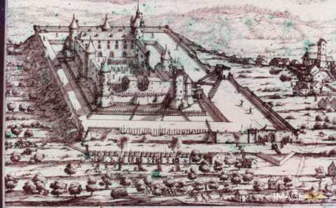 Siège du château de Moyen par Collignon (1639)