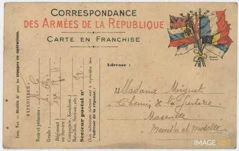 Carte de correspondance