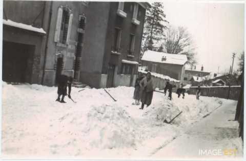 Corvée de neige (Maxéville)