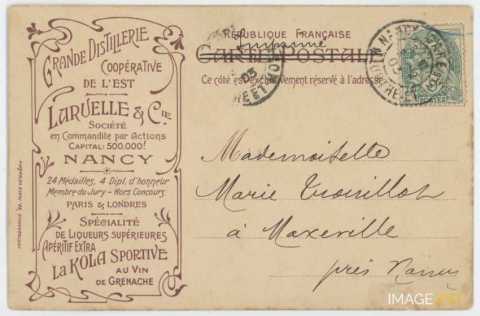 Carte publicitaire (Nancy)