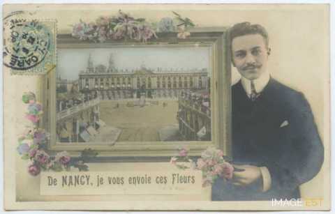 De Nancy, je vous envoie ces fleurs