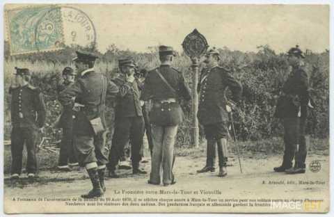 Gendarmes français et allemands (Mars-la-Tour)