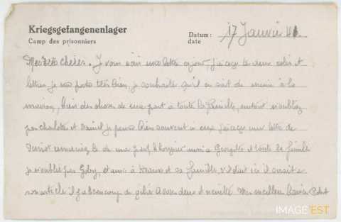 Correspondance des prisonniers de guerre (1941)