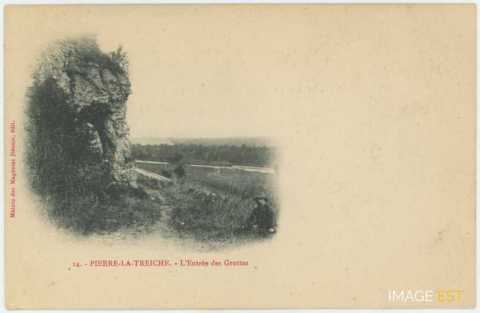 Entrée des grottes (Pierre-la-Treiche)