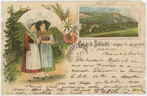 Deux femmes costumées