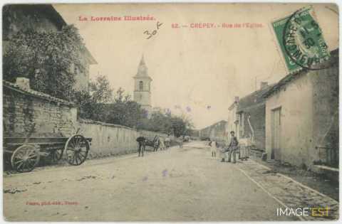 Rue de l'Église (Crépey)