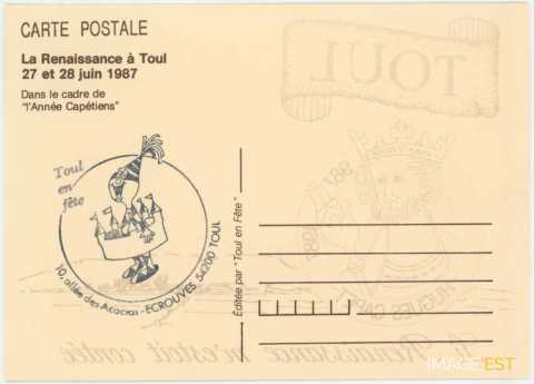 La Renaissance à Toul 27 et 28 juin 1987