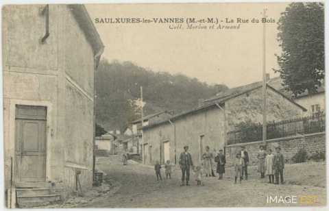 La rue du Bois (Saulxures-lès-Vannes)