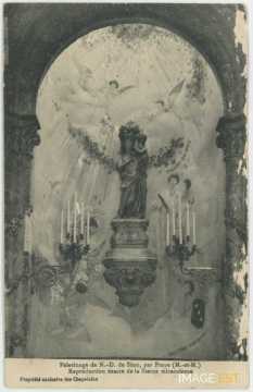 Reproduction de la statue miraculeuse (Saxon-Sion)