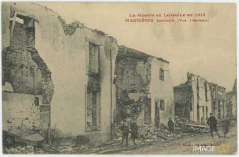 Maisons bombardées (Magnières)