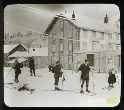 Groupe de skieurs (Gérardmer)