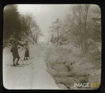 Deux skieurs (Gérardmer)
