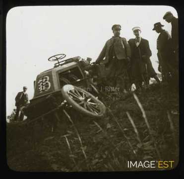 Accident d'automobile du baron de Caters