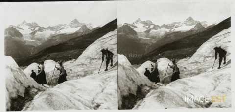 Ascension dans les Alpes