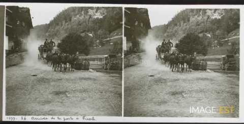 Arrivée de la poste (Fiesch)
