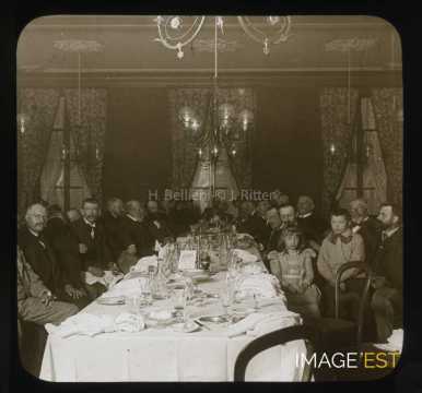 Dîner de l'Union des sociétés photographiques (Gérardmer)