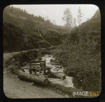 Passerelle sur la Meurthe (Le Valtin)