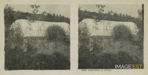 Gonflement d'un ballon d'observation