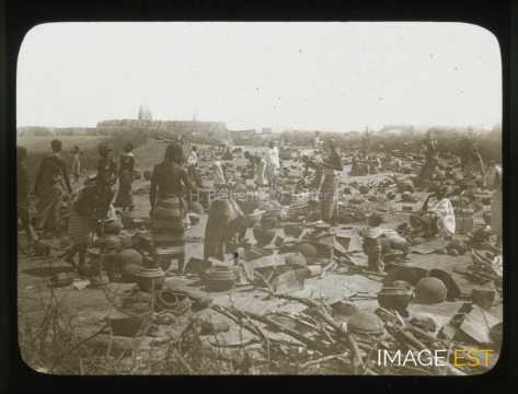 Cuisines au camp des femmes de tirailleurs (Tombouctou)