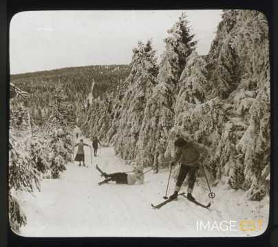 Groupe de skieurs (Gérardmer)