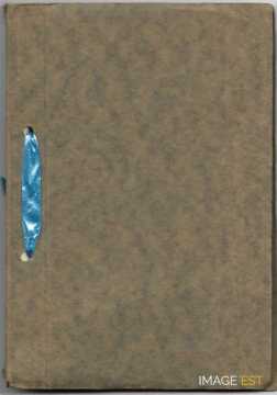 Couverture d'un album de mariage (1925)