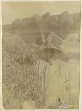 Pêche au filet (Flavigny-sur-Moselle)