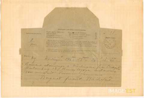 Télégramme du 24 septembre 1909 (Nürtingen)