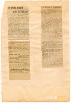 Revue de presse d'un concours aérostatique de ballons (1909)