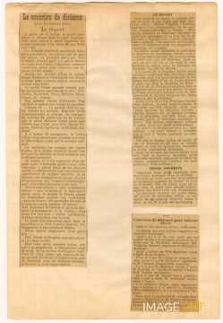 Revue de presse d'un concours aérostatique de ballons (1909)
