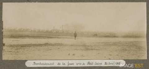 Bombardement de la fosse n°10 (Petit-Sains)