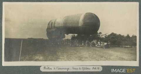 Ballon à l'arrimage (Mourmelon-le-Grand)
