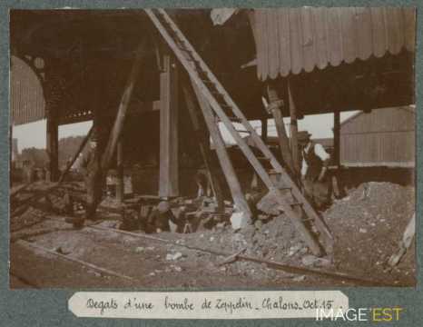 Destructions par bombardement aérien (Châlons-en-Champagne)