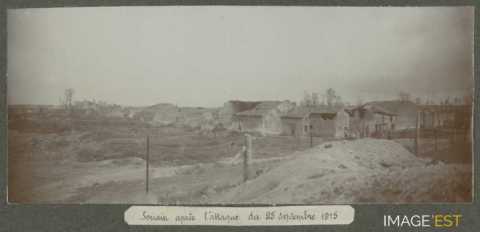 Souain en ruine (Marne)