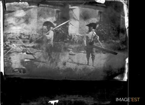 Paludiers au travail (Batz-sur-Mer)