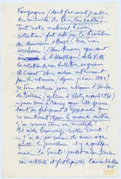 Lettre de Maurice Bonnet (1978)