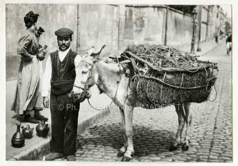 Vendeur et son âne
