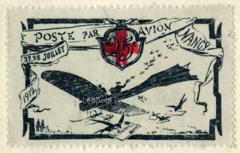 Poste par avion, Nancy, 27, 28 juillet 1912