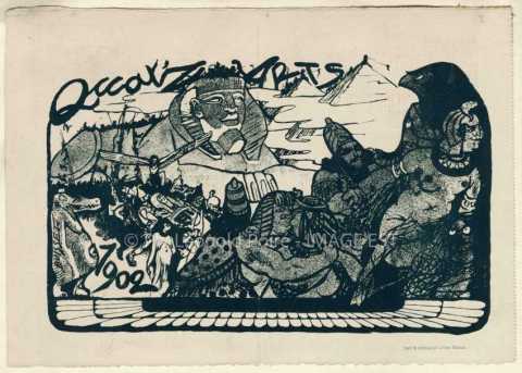 Invitation au Bal des Quat'Z'Arts de 1902 (Paris)