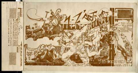 Invitation au Bal des Quat'Z'Arts de 1905 (Paris)