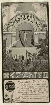 Invitation au Bal des Quat'Z'Arts de 1904 (Paris)