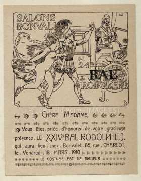 Invitation au Bal Rodolphe J (Paris)