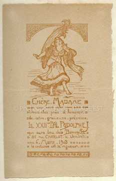 Invitation au Bal Rodolphe J (Paris)