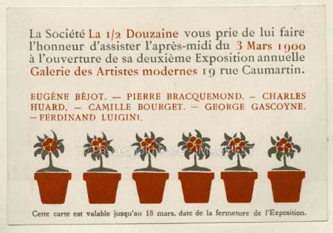 Invitation de la Société La 1/2 Douzaine (Paris)