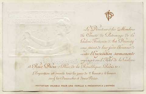Invitation à une exposition (Paris)