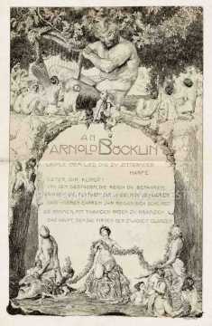 Diable jouant de la harpe