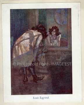 Femme face à un miroir