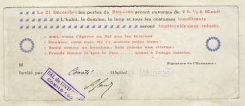 Invitation au Bal de l'Internat (Paris)