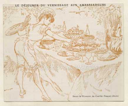 Illustration d'une invitation (Paris)