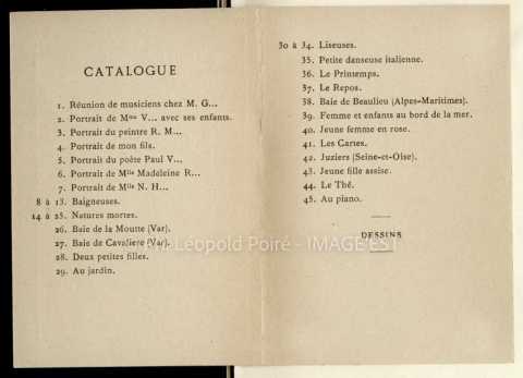 Programme d'exposition (Paris)